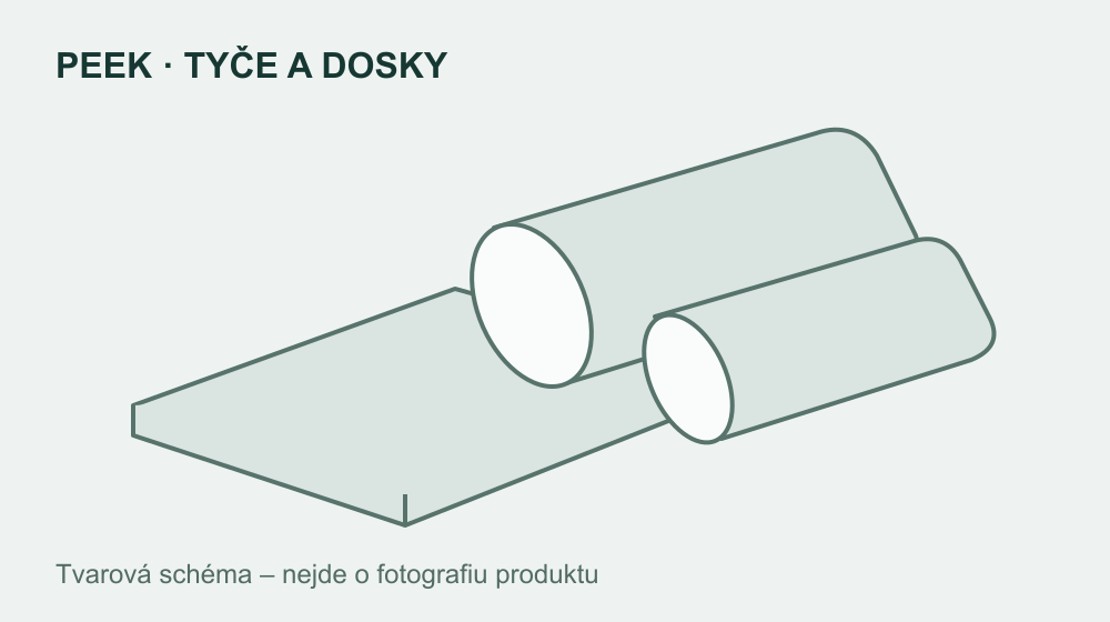 PEEK a POM-C polotovary